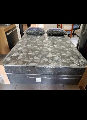 Cama box novo casal 