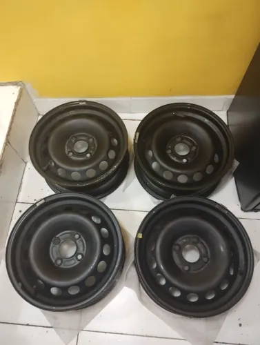 Rodas de Ferro Aro 15 4x108, Jogo de Rodas da Ecosport 2020, Original!