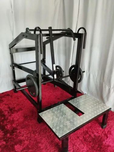 Agachamento sumo(belt squat) máquina