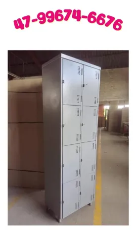 roupeiro de funcionário para 8 portas