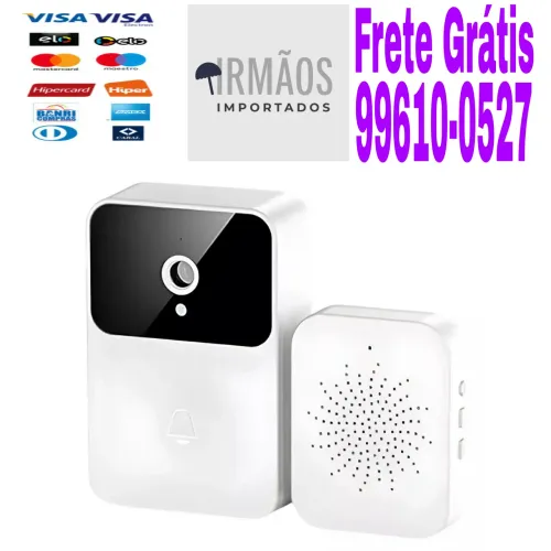 Campainha Sem Fio Com Câmera