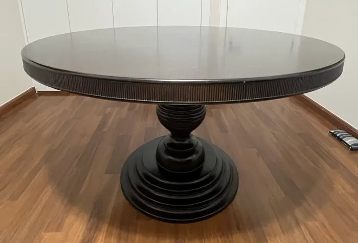 Sala de jantar - mesa redonda Império 130 cm - Parma móveis 