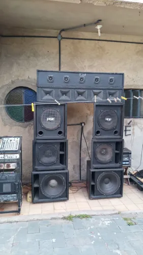Sistema de Som Completo - Perfeito para Festas!