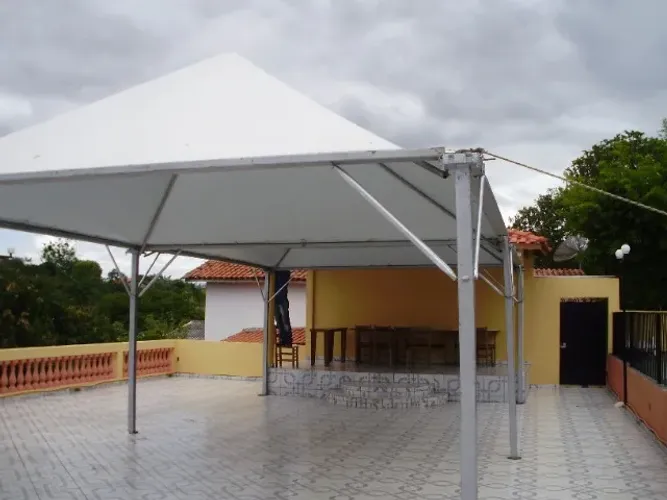 Tenda de lona Branca 