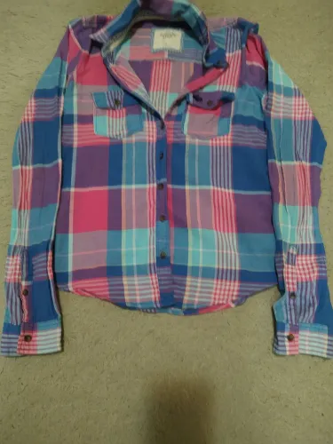 Camisa Xadrez Feminina Colorida
