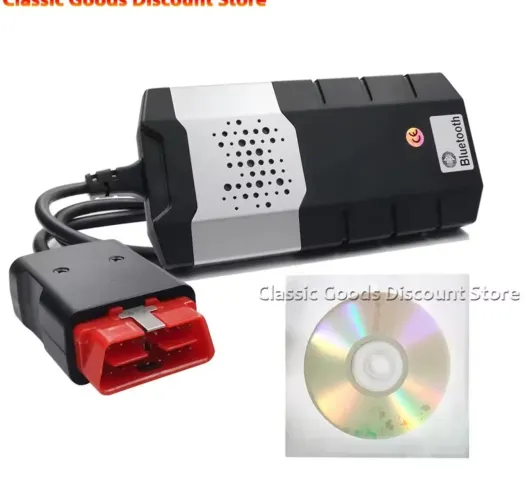 Scanner Placa dupla cabo fixo vd ds150e cdp bluetooth 2026 keygen vdijk pro carro caminhão