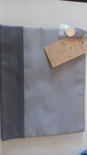case Porta Tablet em tecido Cinza
