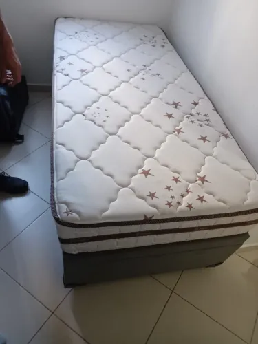 Colchão Solteiro 30cm Molas Ensacadas NOVO