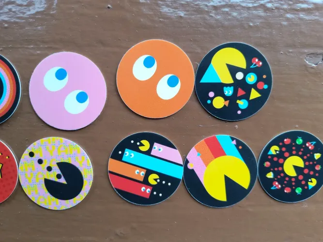 Coleção de Tazos de Pac-Man e Champions League