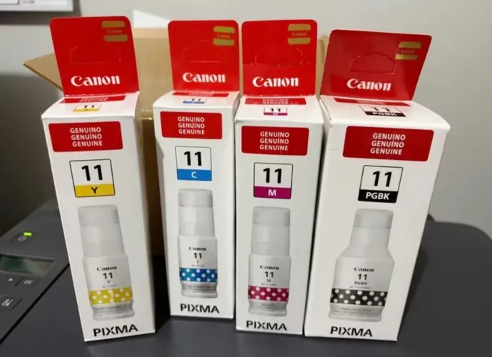 Kit 4 Tintas Gi-11 Canon
