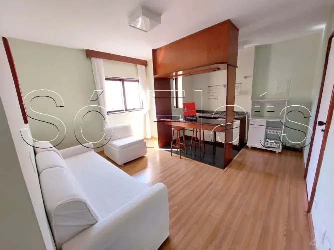 Flat no The Plaza com 36m² 1 dormitório 1 vaga de garagem disponível para locação nos Jard