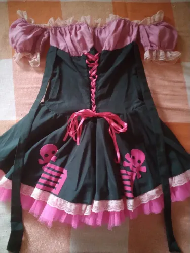 Fantasia de Pirata,já com os acessórios..