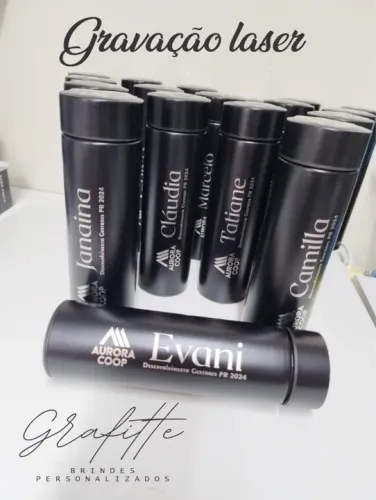 Garrafa com gravação laser!