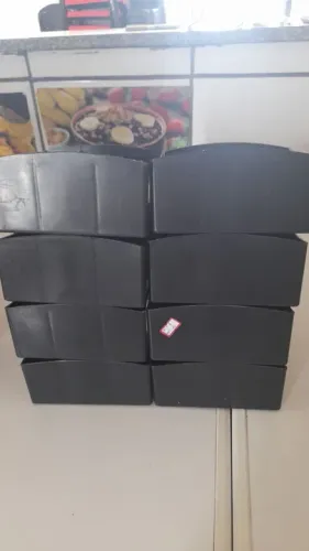 Conjunto de 6 Caixas Plásticas para Organização