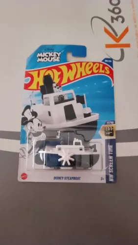 Hot Wheels MICKEY MOUSE DISNEY STEAMBOAT HW SCREEN TIME