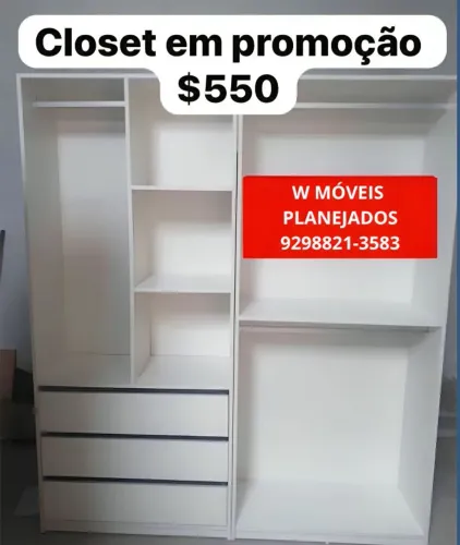 Closets Promoção R$ 550,00 