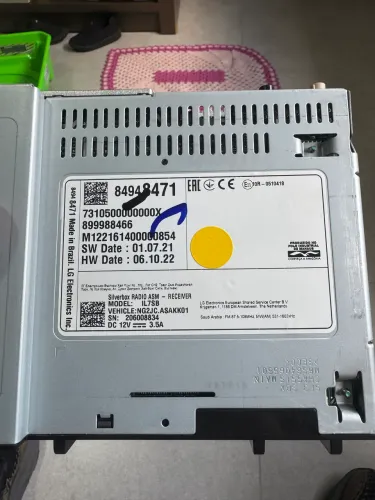 Central multimidia Onix 2022