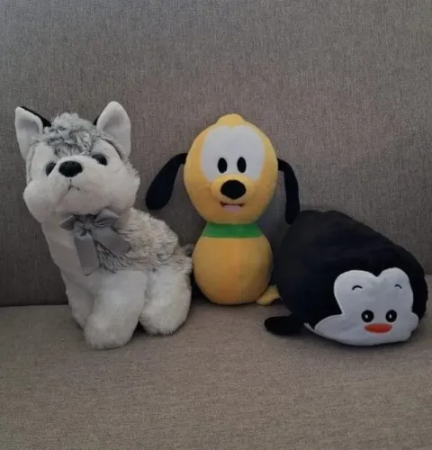 3 Bichinhos de Pelúcia