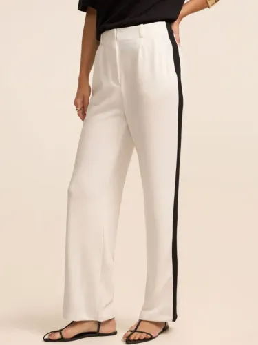 Calça alfaiataria branca renner