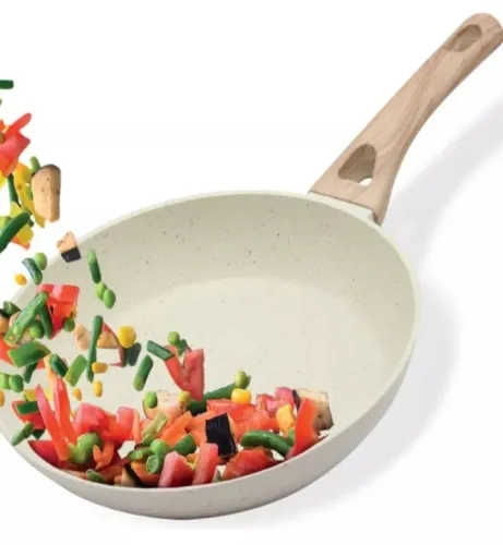 Frigideira 24 cm cerâmica indução e qualquer fogão 