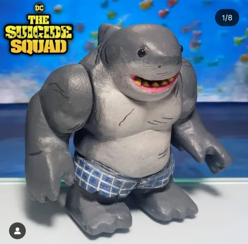 LEGO CUSTOM Tubarão rei King Shark - The Suicide Squad