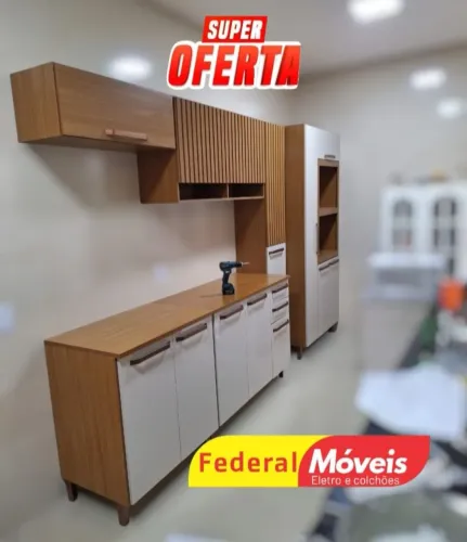 Armário para Cozinha Completo - Novo, Moderno e Muito Funcional!