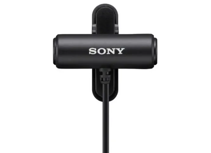 Microfone Sony Lapela Ecm-lv1 Omnidirecional Original Preto