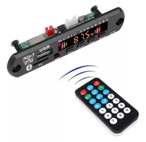 Módulo MP3 Player Bluetooth USB/SD/FM - Novo