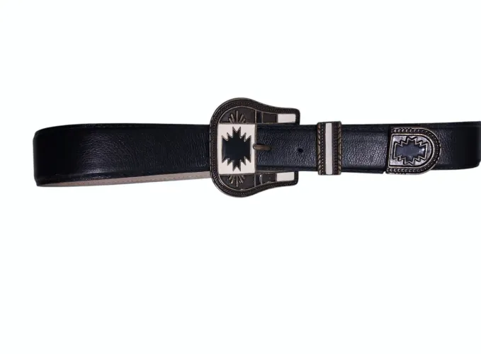 Cinto preto Boho Chic 