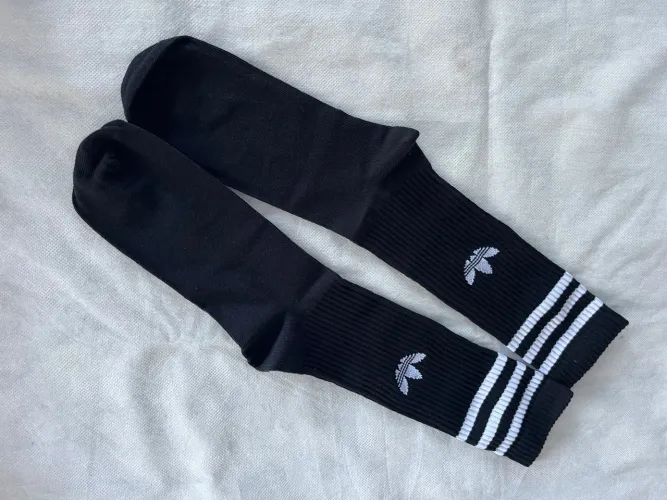 Meias Adidas Três Listras Hich Crew Originais