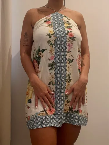 Vestido Estampado Curto Farm