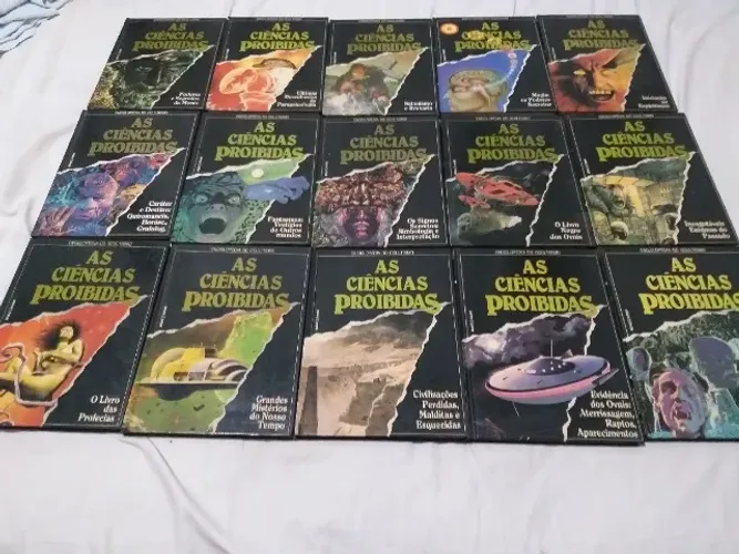 VENDO COLECAO LIVROS CIENCIAS PROIBIDAS DE 1987 EDITORA SECULO FUTURO