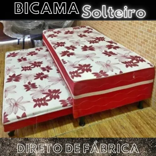 Cama box solteirão com auxiliar - nova direto de fábrica e com garantia.