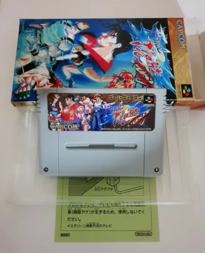 FINAL FIGHT TOUGH NA CAIXA E BERÇO ORIGINAL SNES SUPER FAMICOM SUPER NINTENDO LINDONA TOP 