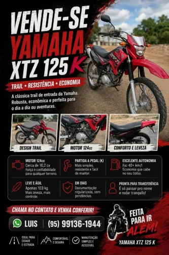 XTZ 125 2014 em dias pronta pra transferência