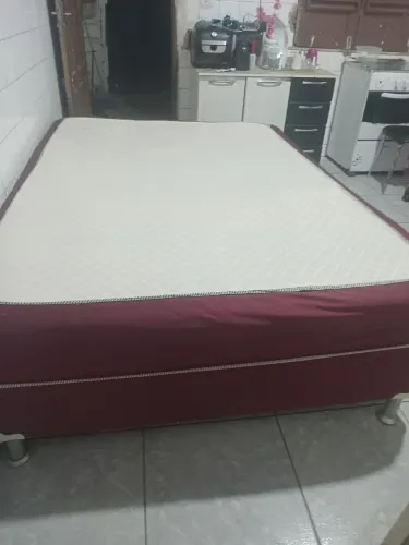 Cama box espuma casal