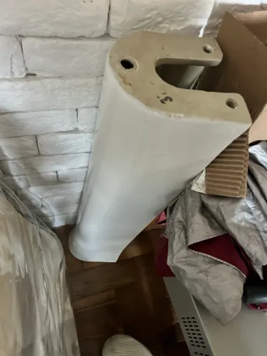 Coluna p lavatorio branco