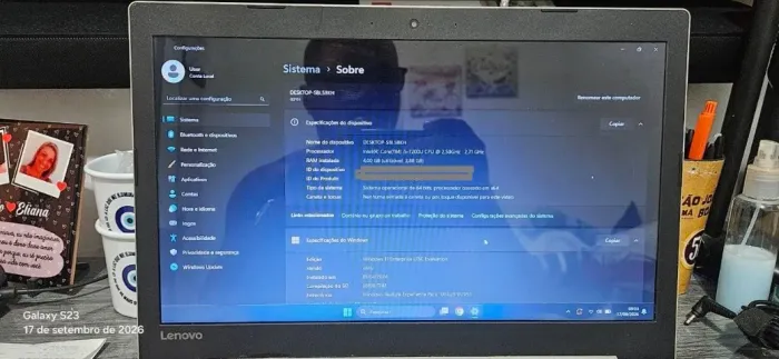 Notebook Lenovo Ideapad 320 - 15IKB - SSD 240gb - 4gb