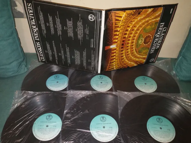 Clássicos Inesquecíveis 1986 CID 6 LP Mozart Verdi Debussy Korsakov Vivaldi Grieg Gounod