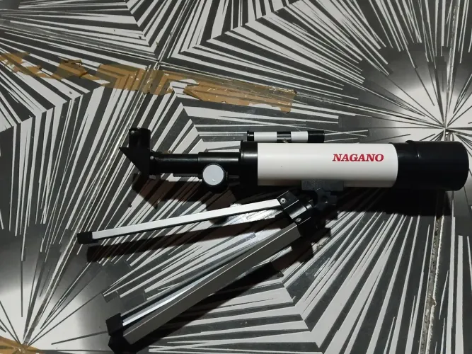 Telescópio nagano. NAO POSSUE LENTE,COMPRADA SEPARADAMENTE,sem caixa