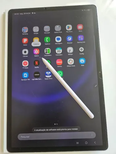 Galaxy Tab S9 FE+ 5G + S Pen Original | Novo! Pouquíssimo Uso