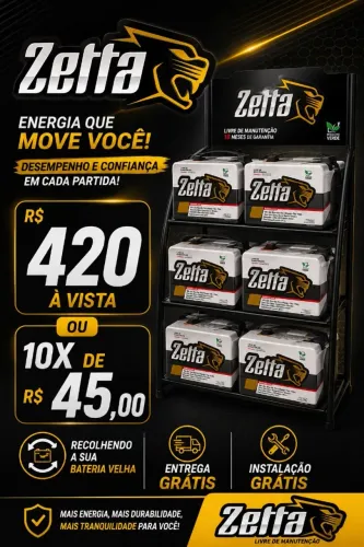 Bateria Zetta 60 amperes