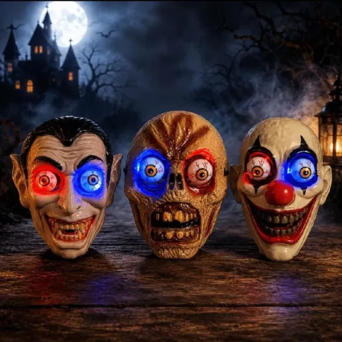 MASCARAS DE LEDS DE FESTA DE HALLOWEEN