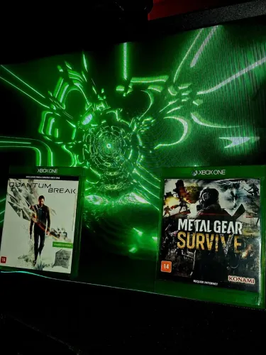 Jogos Xbox One Originais - Quantum Break e Metal Gear Survive