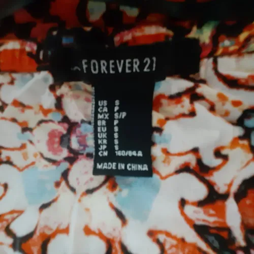 Vestido longo Forever 21
