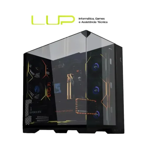 Gabinete Lian Li O11 Vision Compact Preto Vidro Temperado - NOVO (Loja Física)