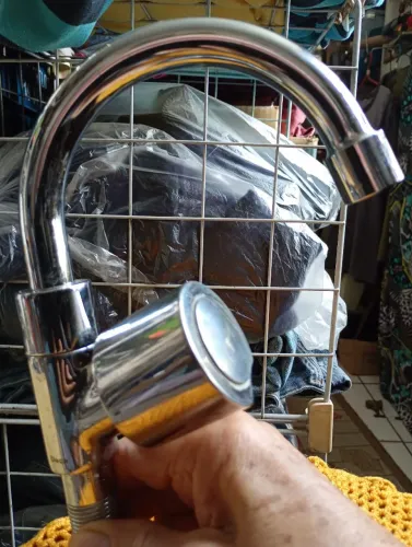 Torneira Giratória Deca Bica Alta Linda, de Mesa Registro Cilindrico Espalhador D'água Etc