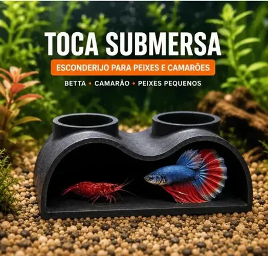 Gruta Subterrânea para Aquário