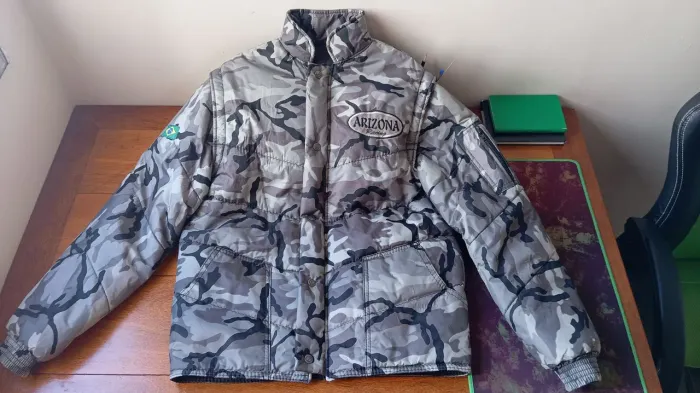 Jaqueta Motoqueiro Arizona Camuflada (Tamanho M)
