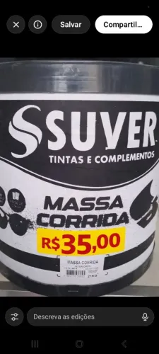 MASSA CORRIDA SUVER